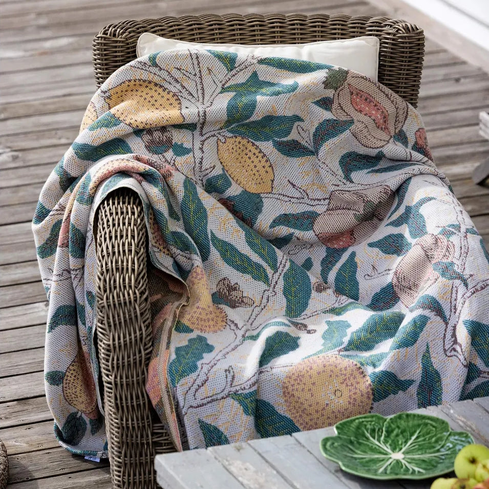 Ekelund Fruit Organic Cotton Throw 140x170