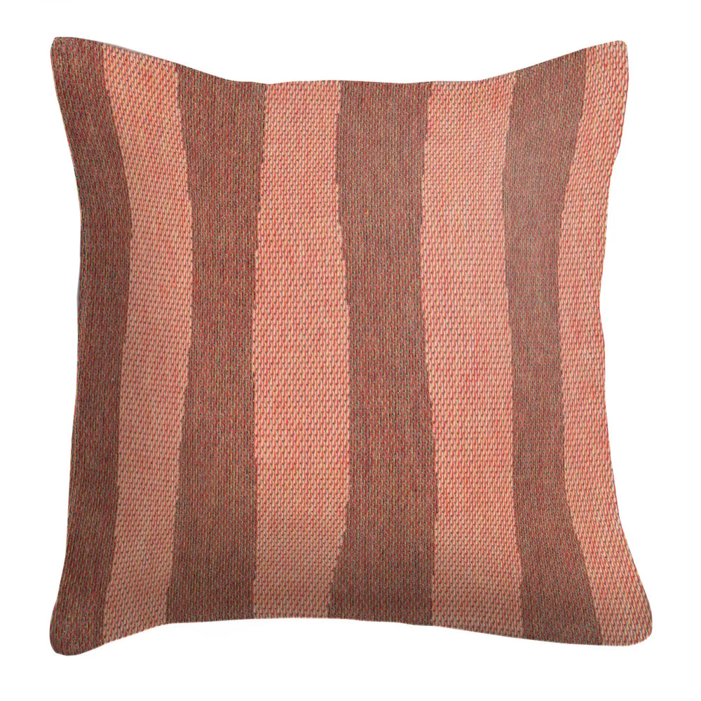 Ekelund Vilma Brown Organic Cotton Cushion Cover