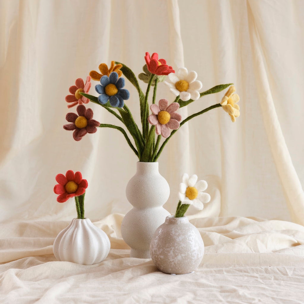 Gry & Sif Anemone Felted Flower Small