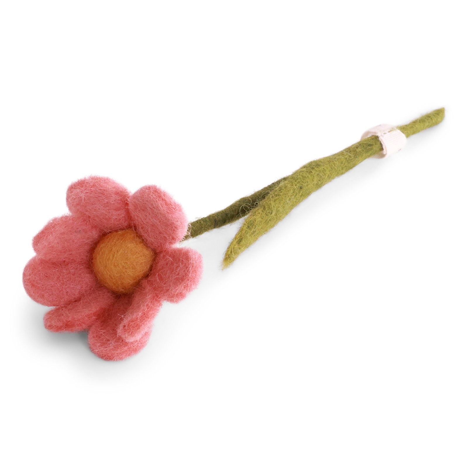Gry & Sif Anemone Felted Flower Small Dusty Red