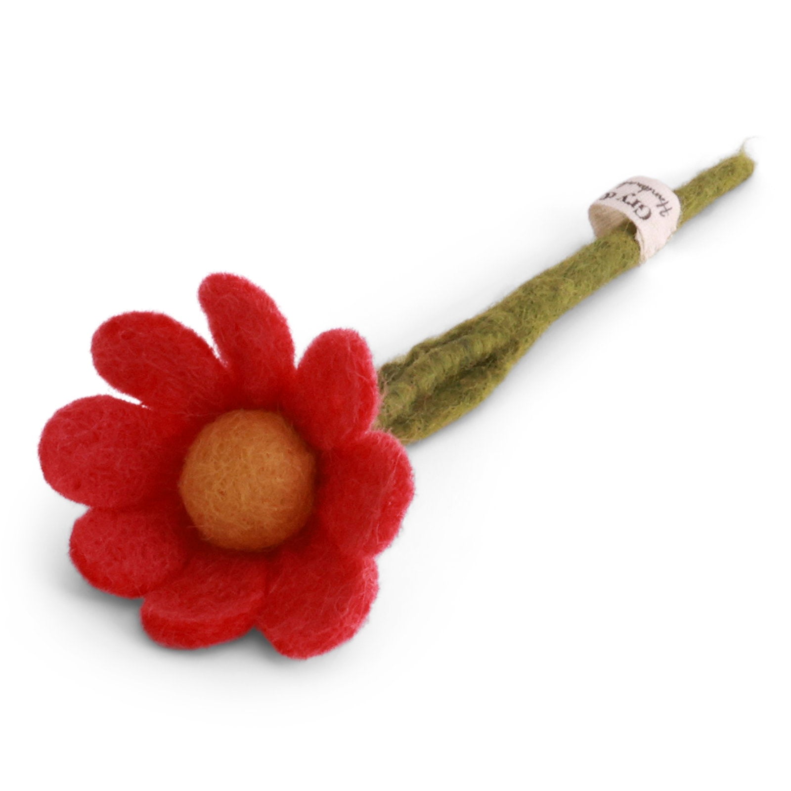 Gry & Sif Anemone Felted Flower Small Melon
