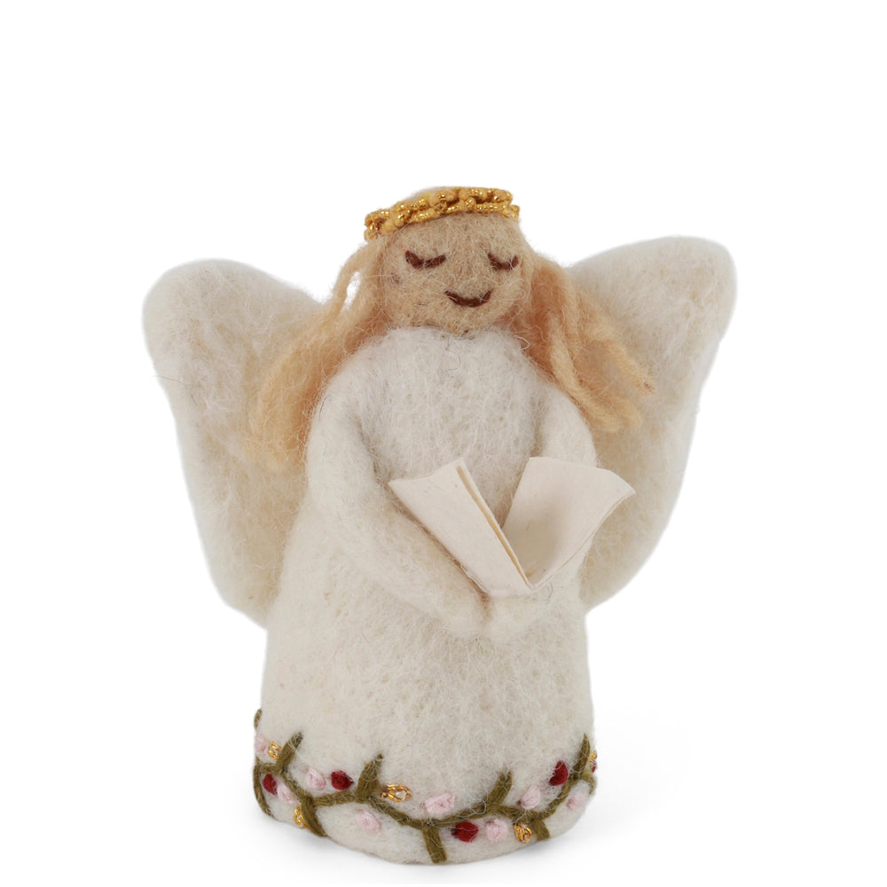 Gry & Sif Angel with Book Small Decoration