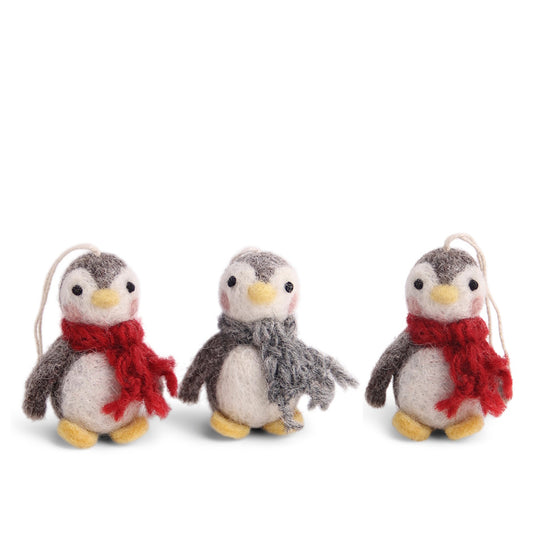 Gry & Sif Baby Penguin Classic Decoration 3pk