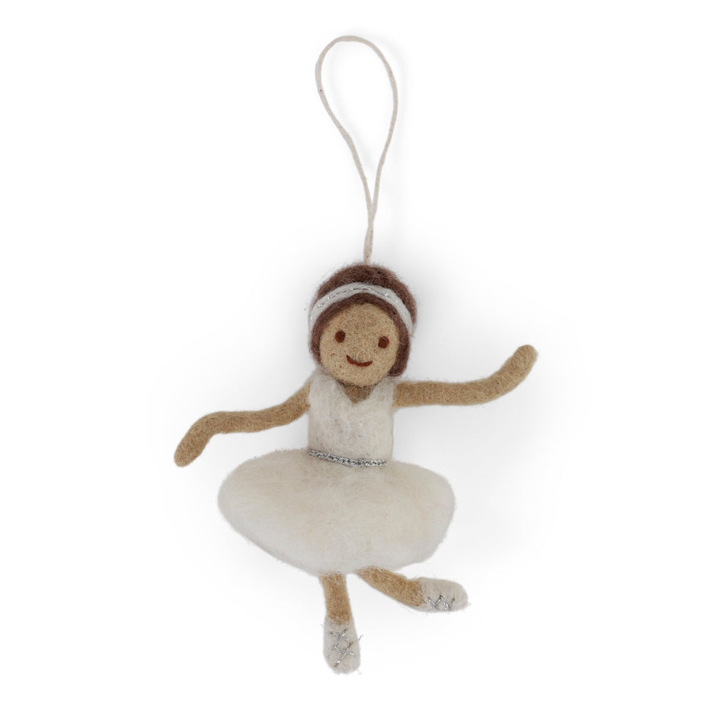 Gry & Sif Ballerina White Dress Decoration