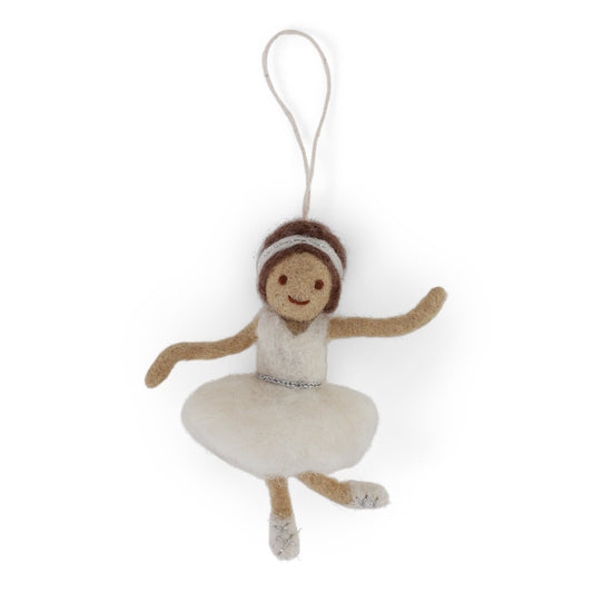Gry & Sif Ballerina White Dress Decoration