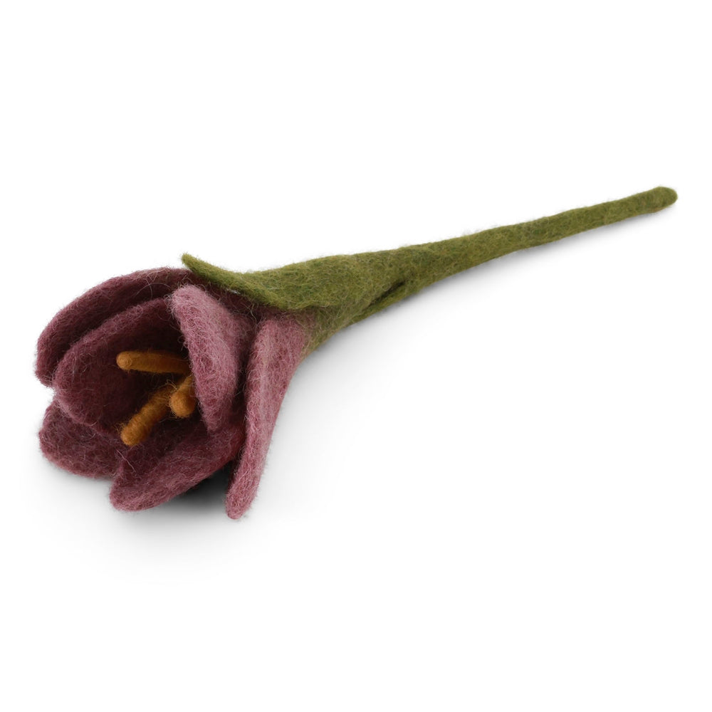 Gry & Sif Crocus Felted Flower Light Purple