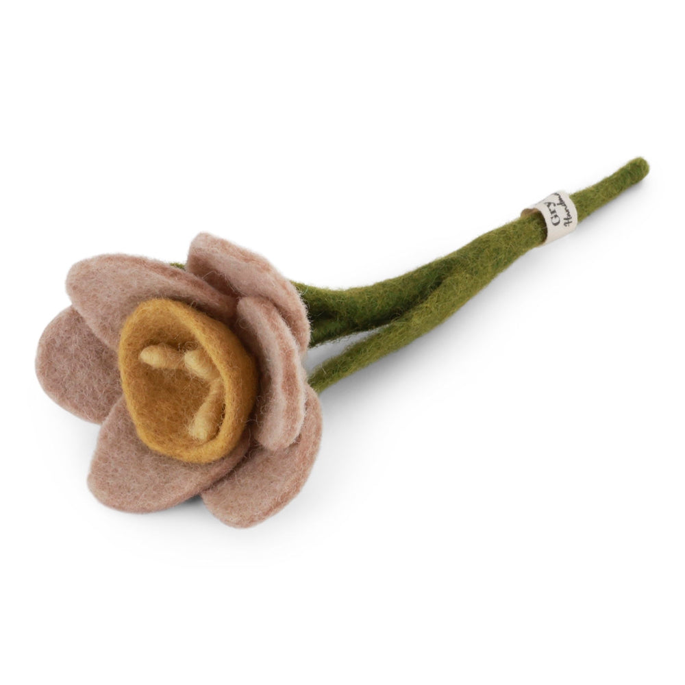 Gry & Sif Daffodil Felted Flower Light Pink Small