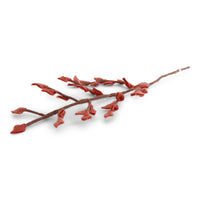 Gry & Sif Felted Branch w/Rusty Red Leaves