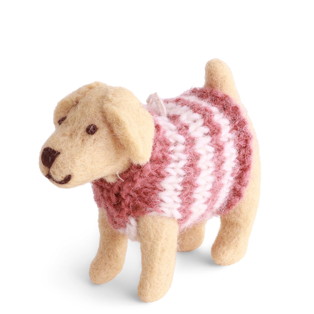 Gry & Sif Felted Dog Labrador Decoration