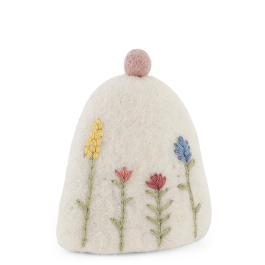 Gry & Sif Felted Egg Cosy White
