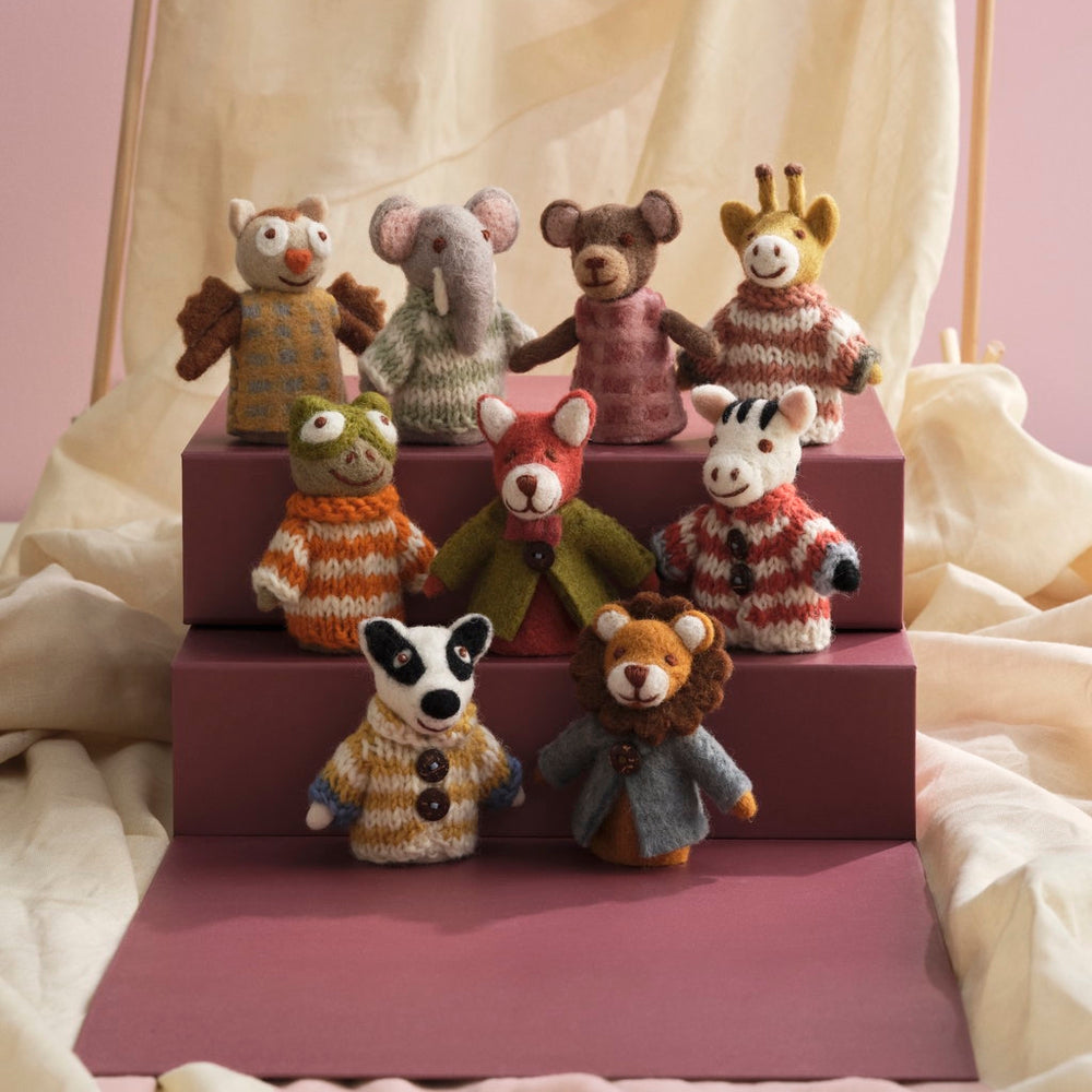 Gry & Sif Felted Finger Puppets