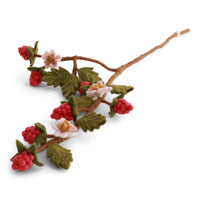 Gry & Sif Felted Raspberry Branch