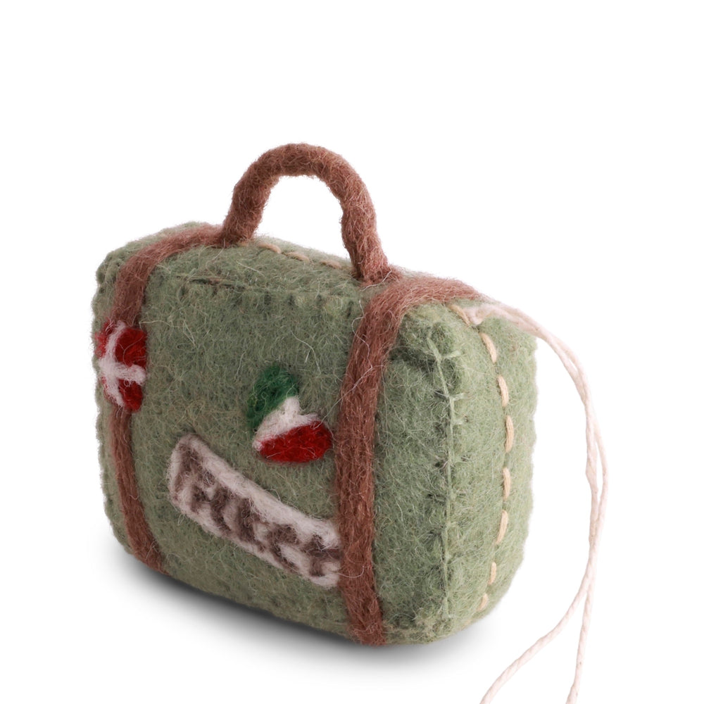 Gry & Sif Felted Suitcase Decoration