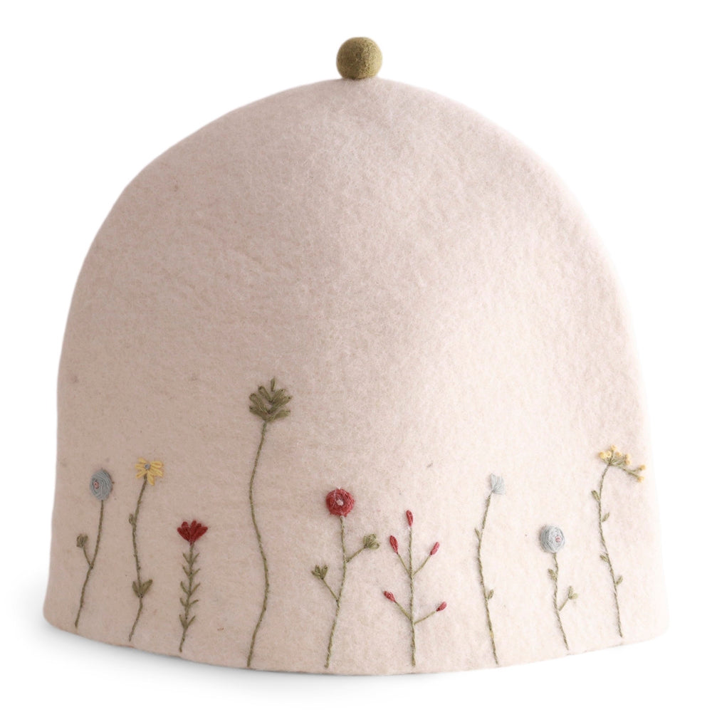 Gry & Sif Felted Tea Cosy White