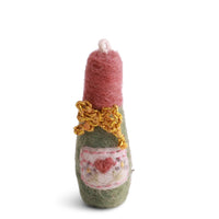 Gry & Sif Felted Wine Bottle Decoration