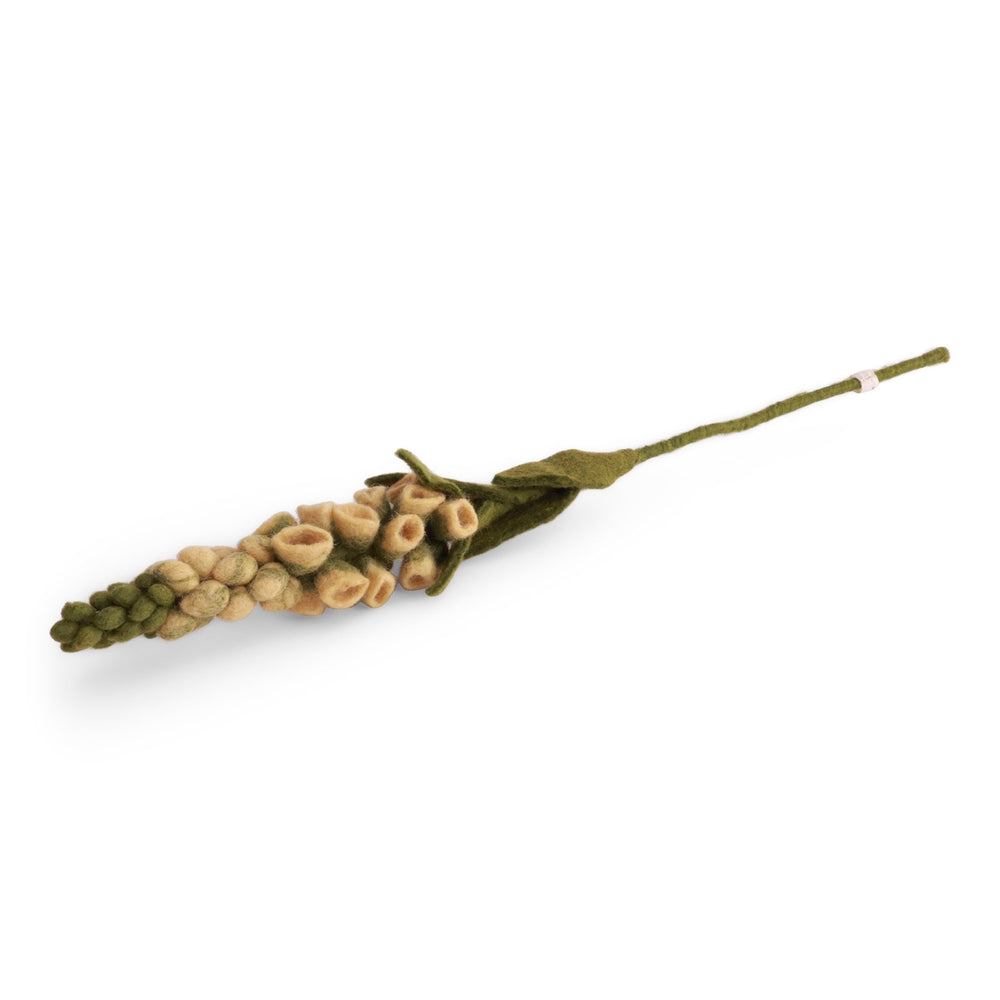 Gry & Sif Foxglove Felted Flower Yellow