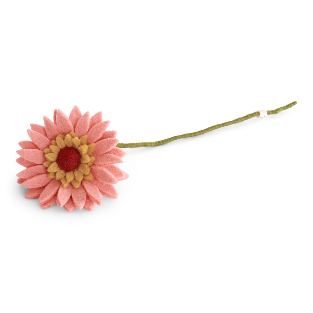 Gry & Sif Gerbera Felted Flower Light Peach