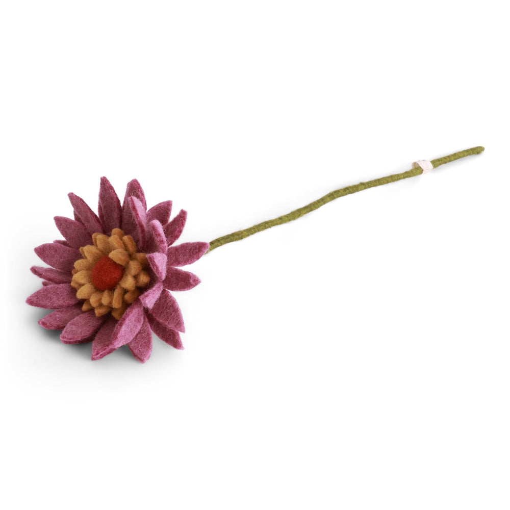 Gry & Sif Gerbera Felted Flower Light Purple