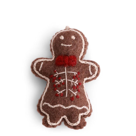 Gry & Sif Gingerbread Girl Felt Decoration