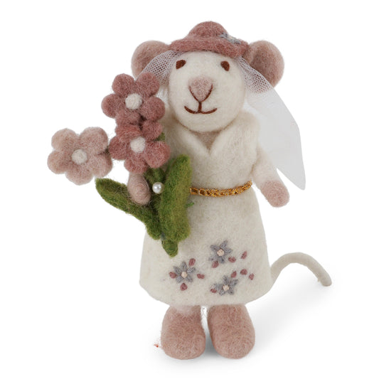 Gry & Sif Mouse Bride Small White