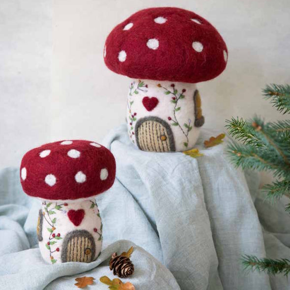 Gry & Sif Mushroom House Decorations