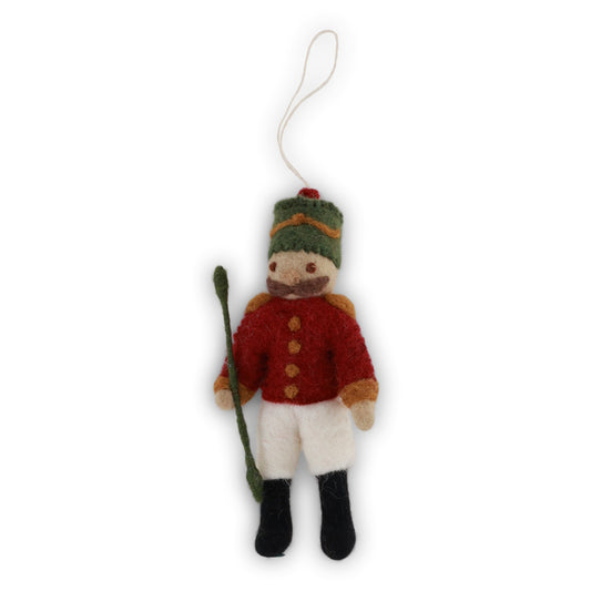 Gry & Sif Nutcracker Felted Decoration