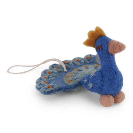 Gry & Sif Peacock Blue Decoration