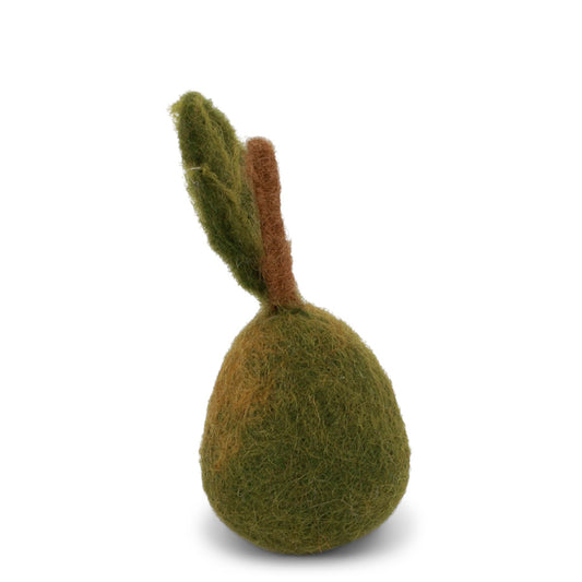 Gry & Sif Pear Green Felted Ornament