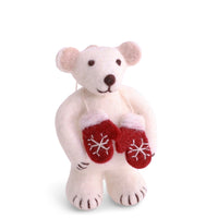 Gry & Sif Polar Bear Small with Mittens