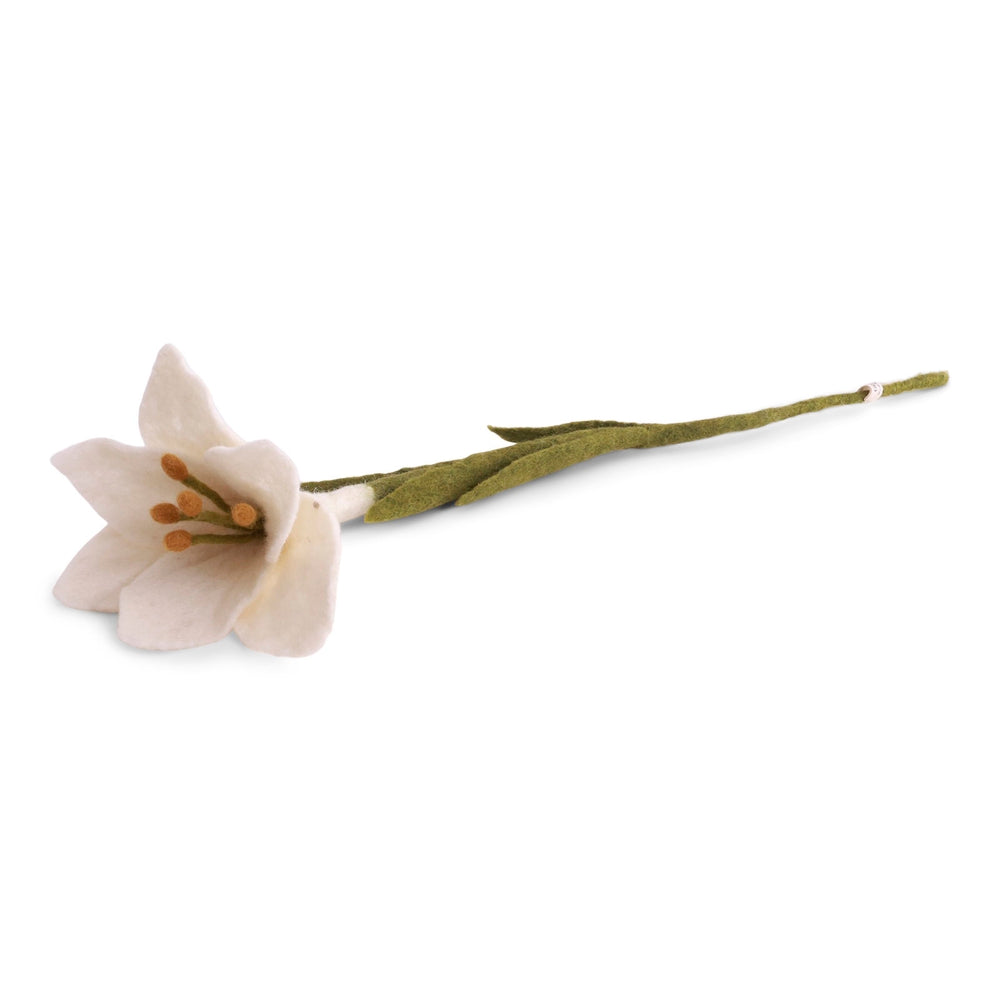Gry & Sif Trumpet Lily Felted Flower