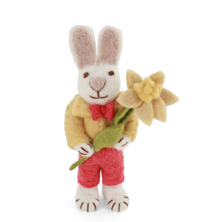 Gry & Sif White Bunny Yellow Jacket & Daffodil Wholesale Nordic Fusion