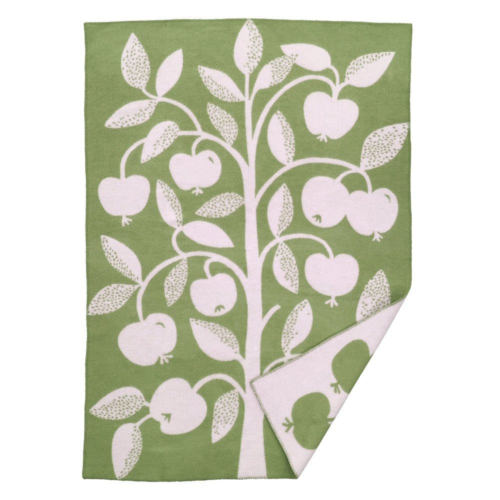 Klippan Apple Wool Blanket Green
