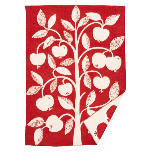 Klippan Apple Wool Blanket Red