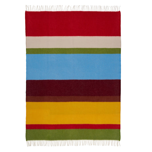Klippan Arty Wool Blanket Yellow-Red