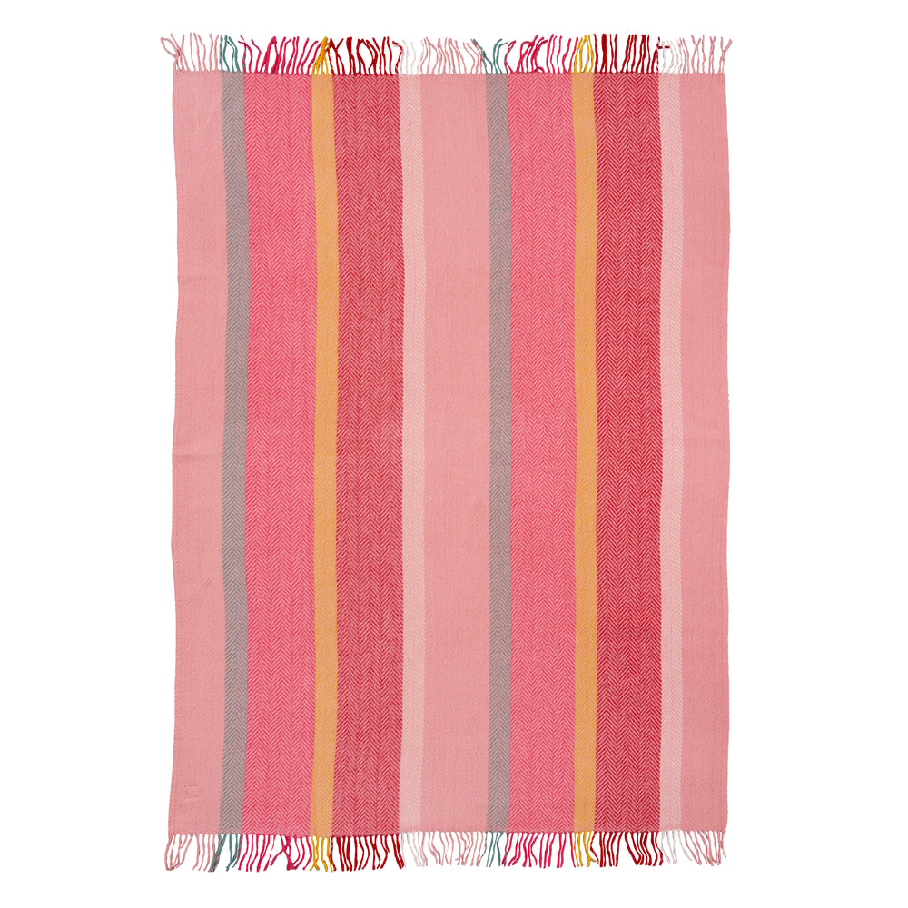 Klippan Birka Wool Blanket Flower