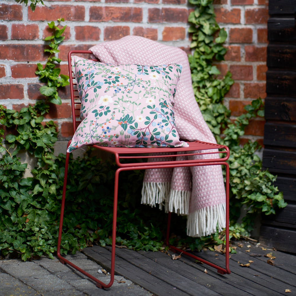 Klippan Blackthorn Cotton Cushion Cover Pink