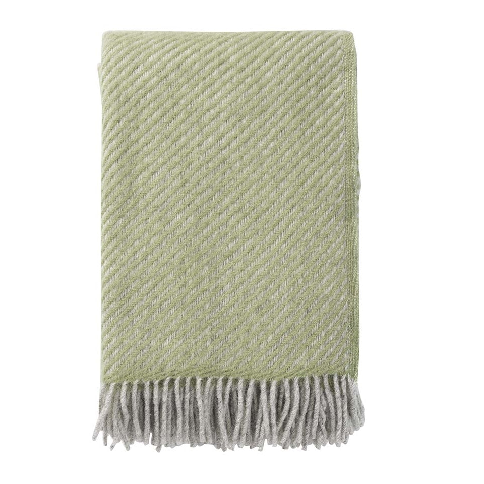 Klippan Carl Swedish Wool Blanket Green