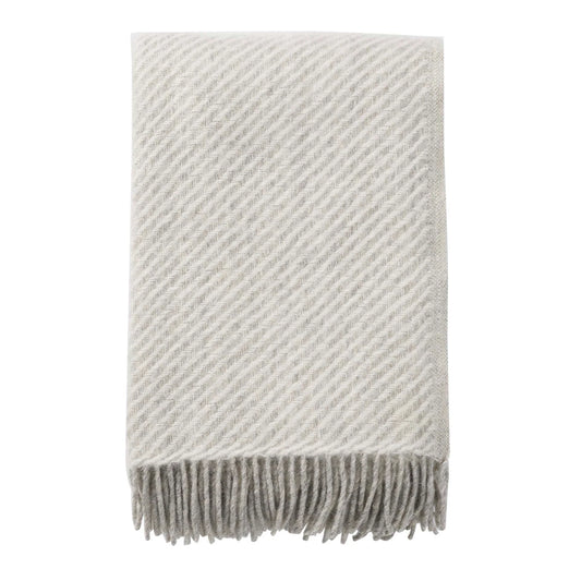 Klippan Carl Swedish Wool Blanket White