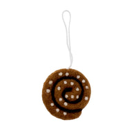Klippan Cinnamon Bun Felted Decoration