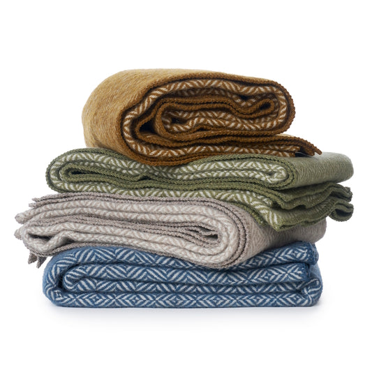 Klippan Diamonds Wool Blanket