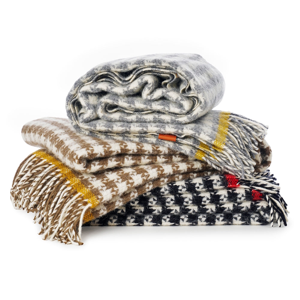 Klippan Dogtooth Wool Blanket