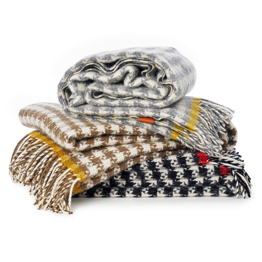 Klippan Dogtooth Wool Blanket