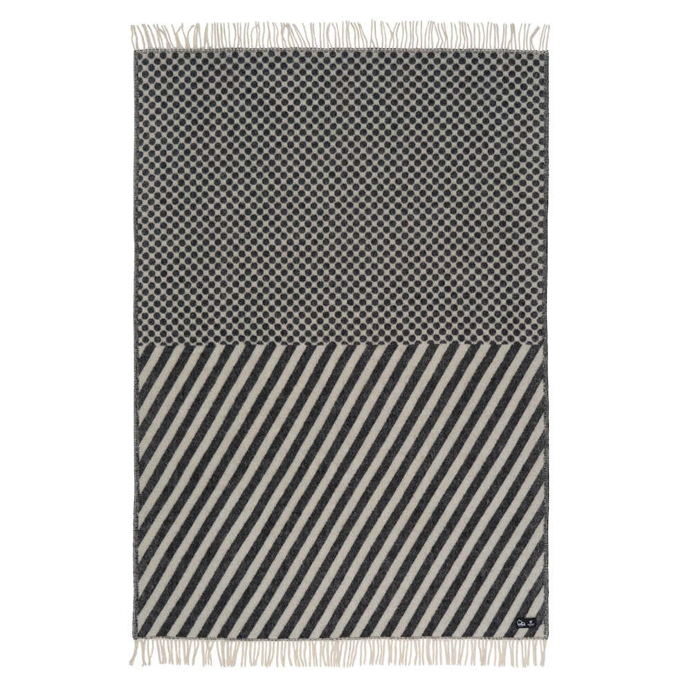 Klippan Dot & Stripe Wool Blanket