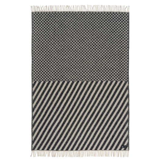 Klippan Dot & Stripe Wool Blanket