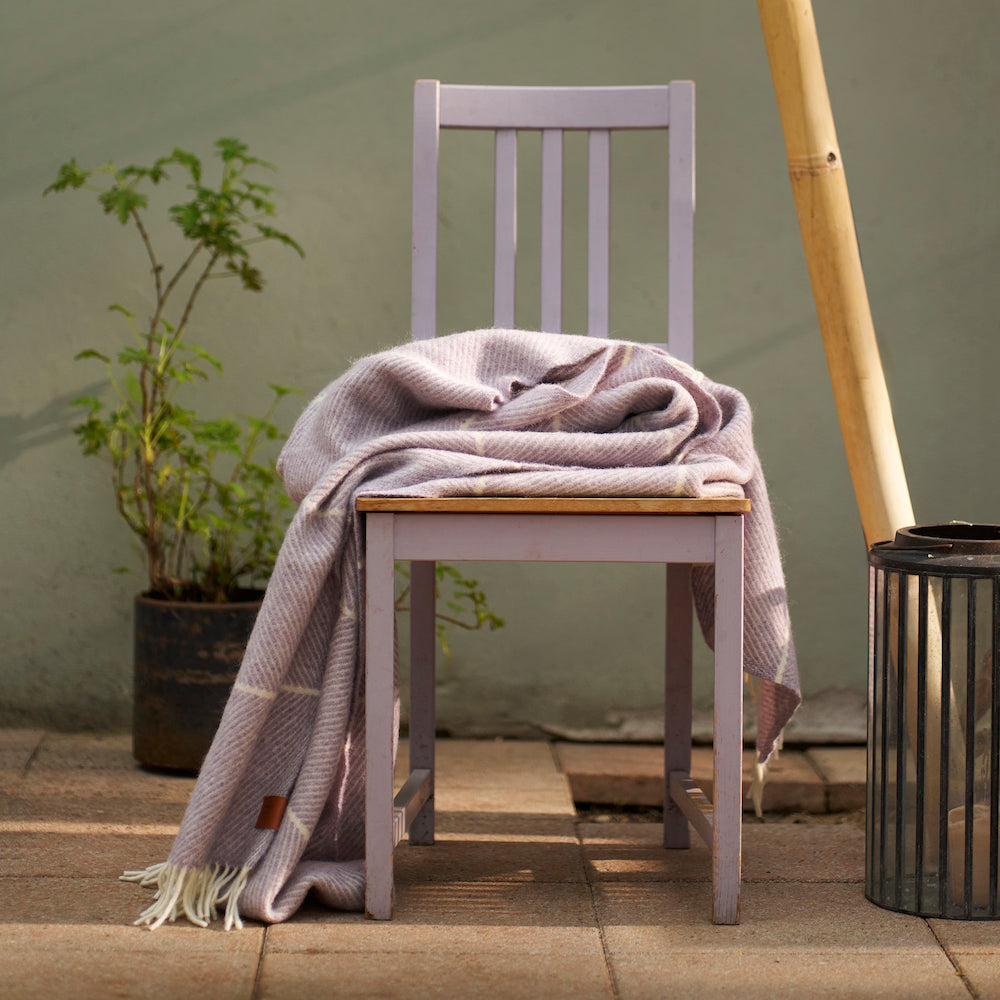 Klippan Frank Wool Blanket Purple
