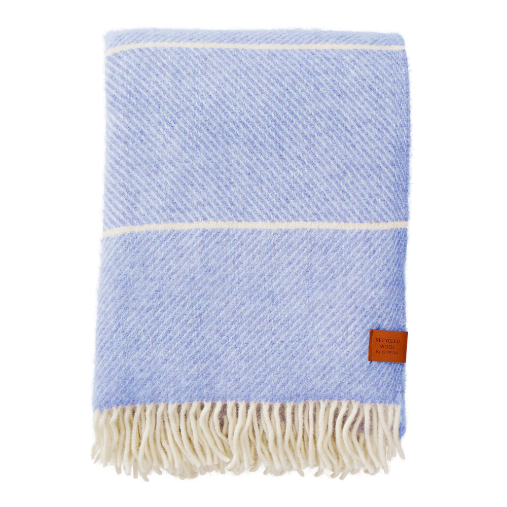 Klippan Frank Wool Blanket Infinity Blue