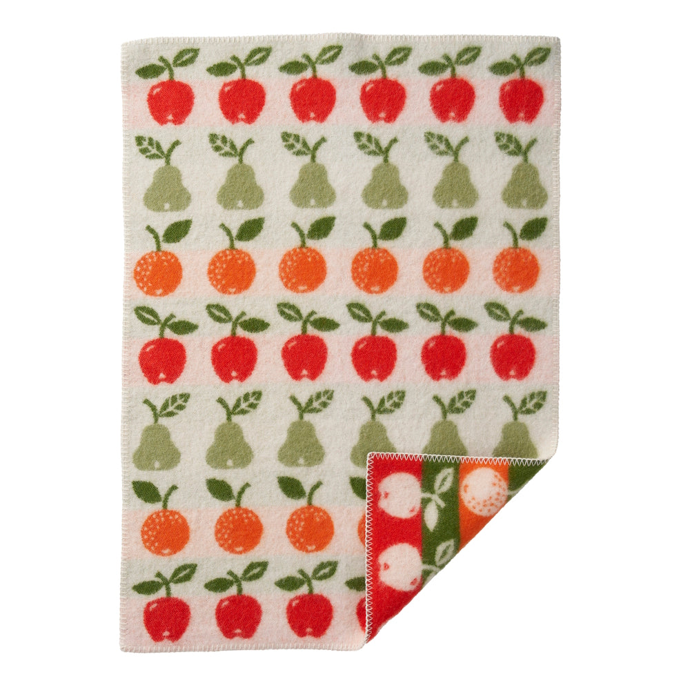 Klippan Fruits Baby Wool Blanket