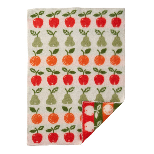 Klippan Fruits Baby Wool Blanket