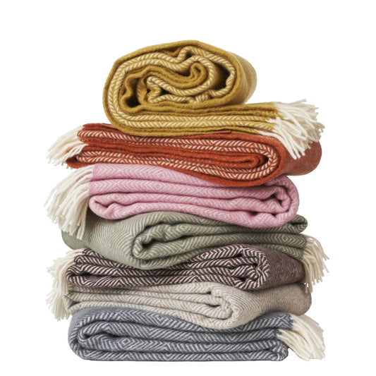 Klippan Gooseye Recycled Wool Blanket