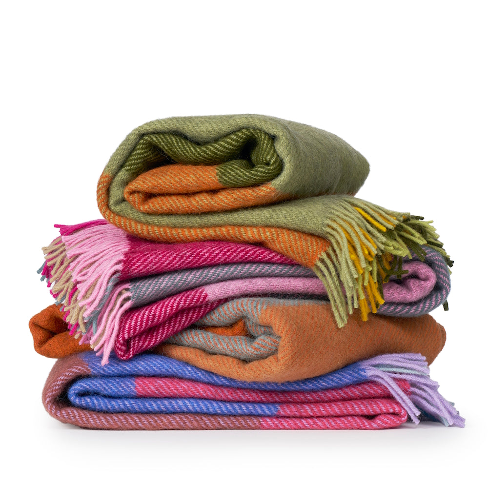 Klippan Gotland Check Wool Blanket